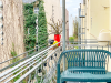 Bezugsfrei! Sanierte Berliner-Altbauwohnung mit großem Balkon in begehrter Prenzlauer Berg Kiez-Lage - Balkon